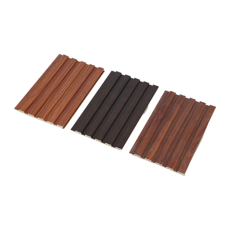 Interior Fluted WPC Wall Panel For TV Background Decoration