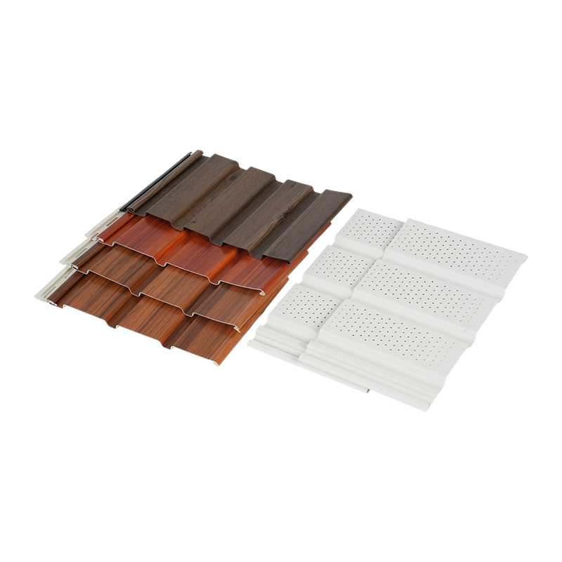 Wood Grain Solid & Vented PVC Eave Soffit Panel