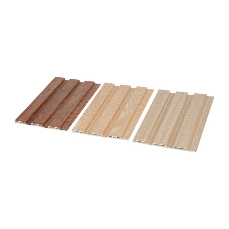 WPC Hollow Wood Grain Fluted Great Wall Panel For TV Background Wall