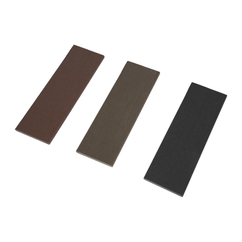 Waterproof Solid Flat WPC Plank Outdoor Exterior Wall Cladding