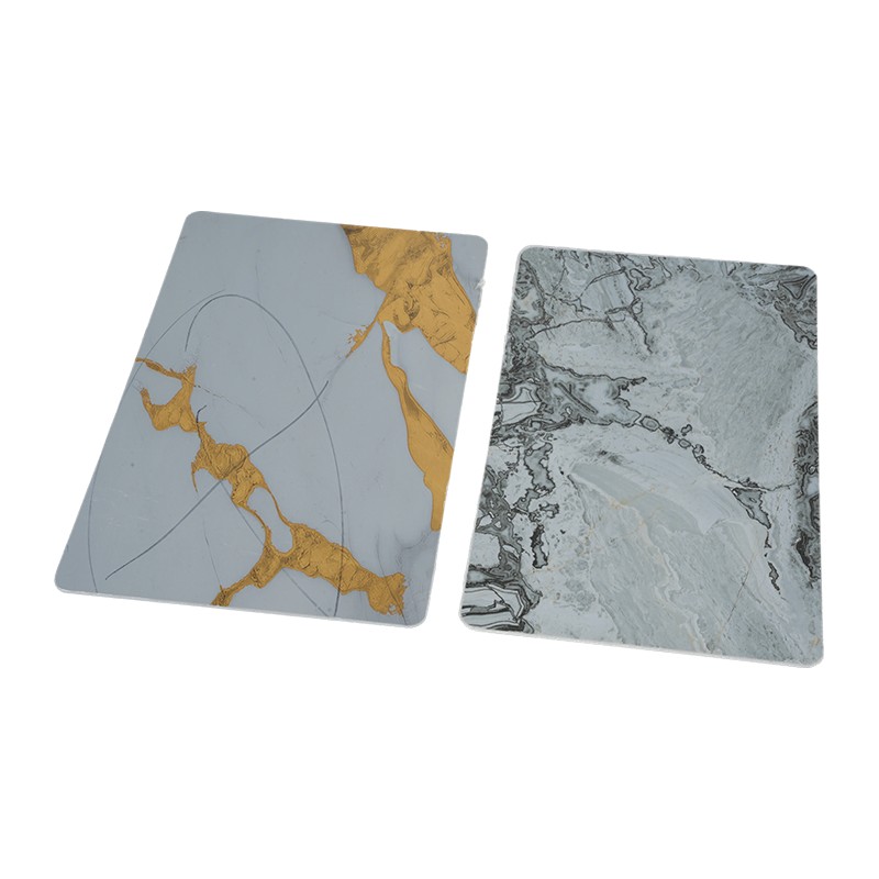 Faux Marble UV Coated PVC Board Moisture Proof Interior Wall Cladding