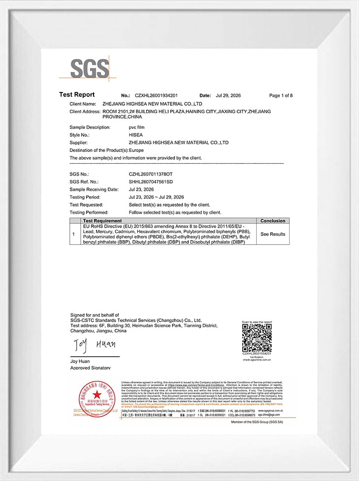 RoHS Certification
